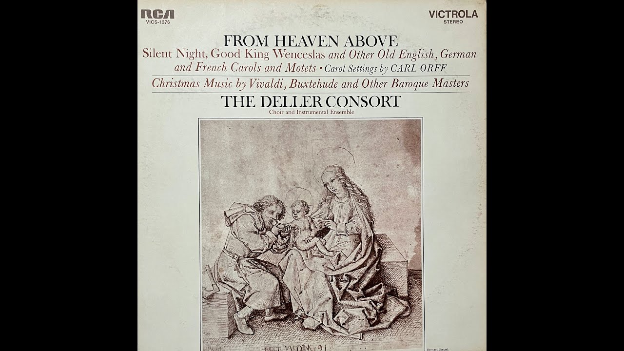 From Heaven Above - The Deller Consort, Carol Settings by Carl Orff, Motets, Christmas Music, 1968
