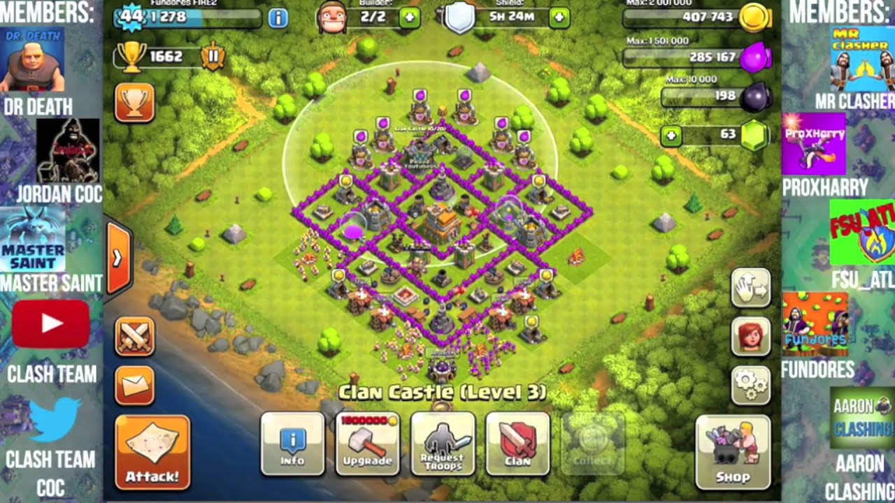 Clash of Clans - Town Hall Sniping