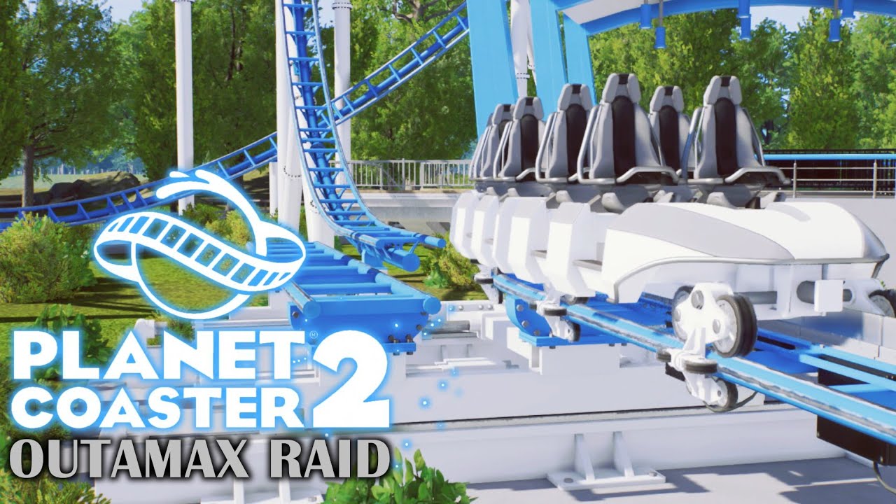 Triple swing launch Intamin | Off-Ride Shots - (Planet Coaster 2)