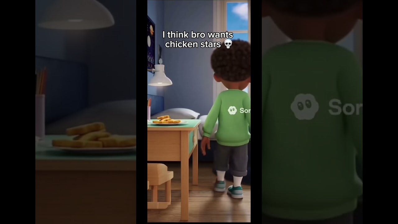 I think he wants some chicken stars 💀 #edit #viral