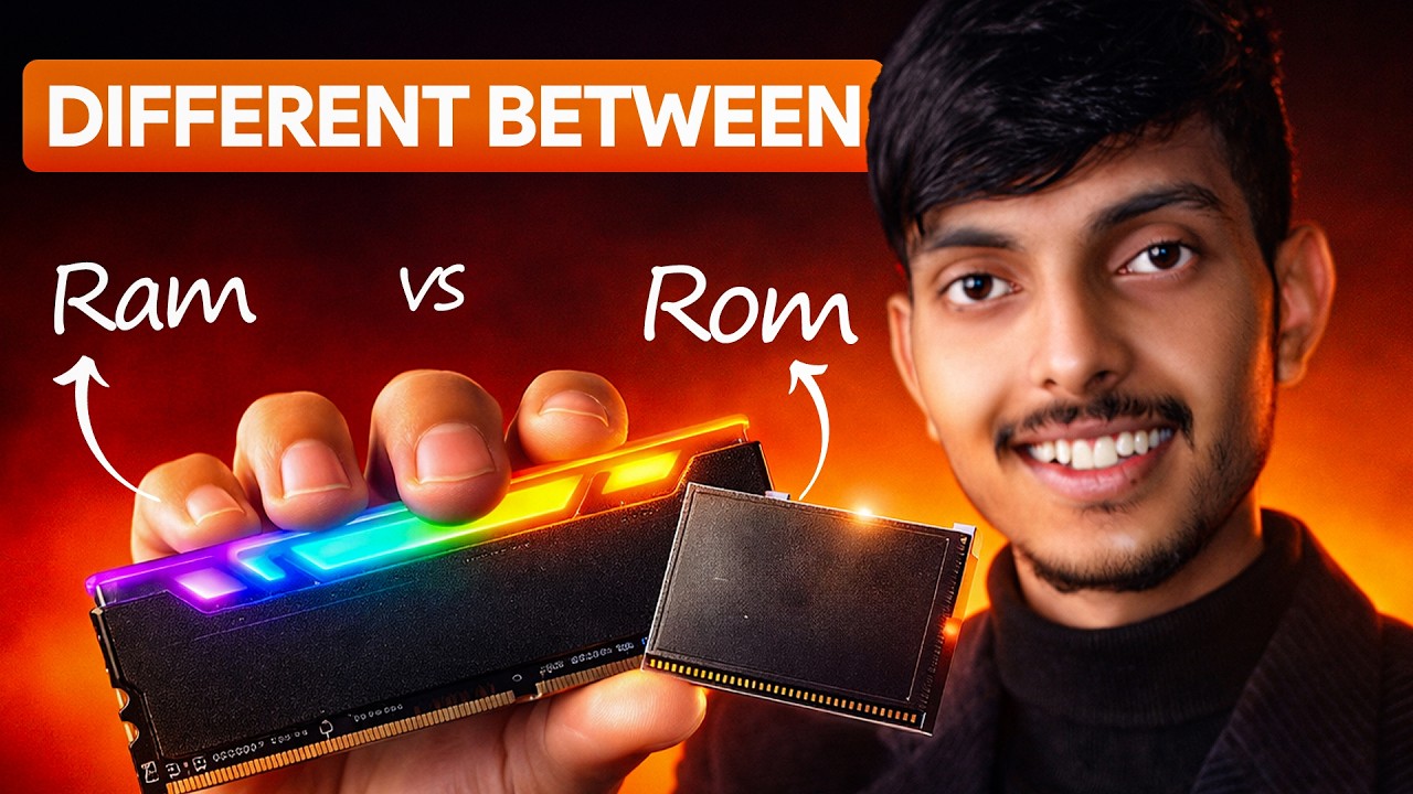 The Real Difference Between RAM and ROM !