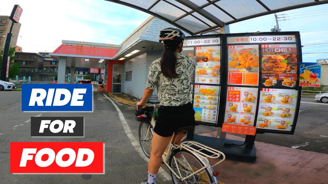 She Will Ride For Food 🚴 Pickup on the Way Home | Cycling in Japan