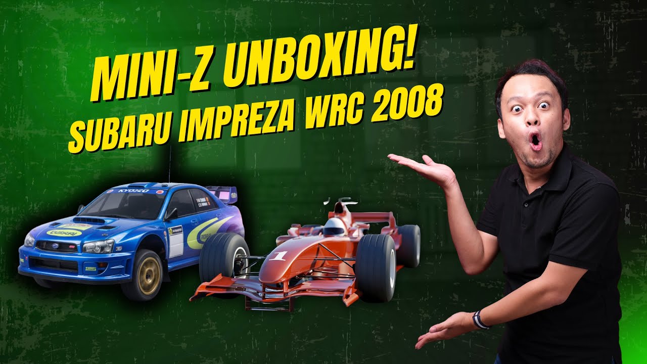 unboxing kyosho mini-z awd ma-020 | Subaru Impreza WRC 2008 RC Car Review & Test Drive