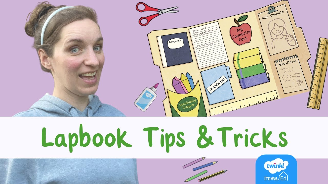 How to make a Lapbook - A Lapbook Tutorial for Home Educators