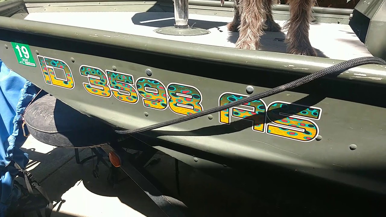 Jon Boat, Fly Fishing Set-Up