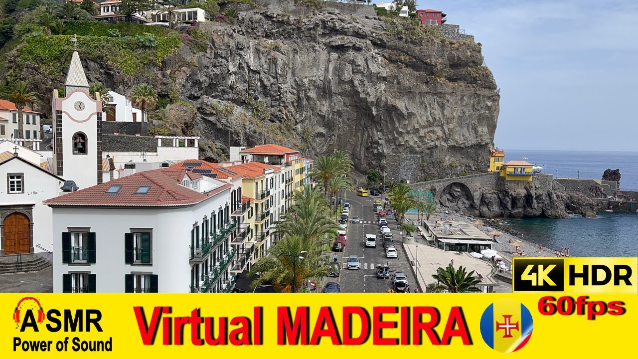 MADEIRA - Ponta do Sol 💢4K 60fps 🌈HDR 🎧ASMR #virtualmadeira