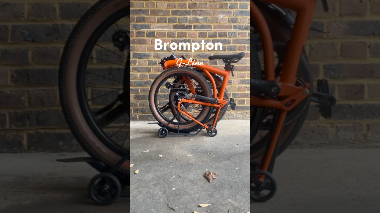 Off-road on a folding bike? The Brompton G-Line is a multi-terrain folder #foldingbike #mtb