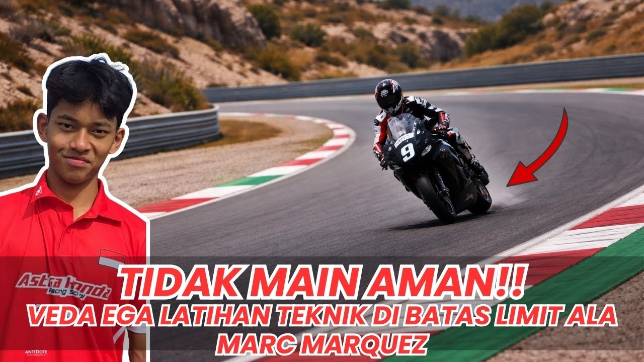 GILA SIH INI!! VEDA EGA PRATAMA GEBER CBR600RR JADI MONSTER JELANG MOTO3 2026