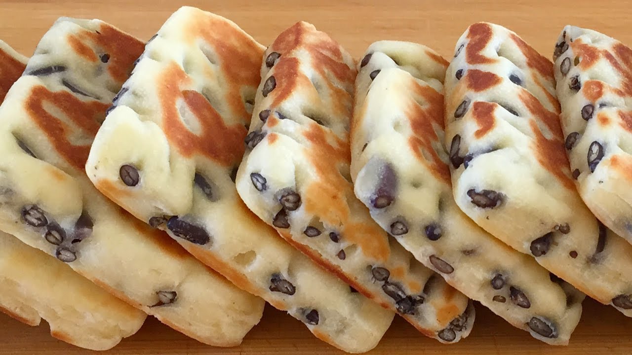发面饼这样做才好吃，加一碗红豆，香甜美味，出锅抢着吃！【海娟美食】