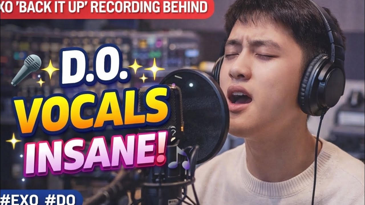 🔥 EXO ‘Back It Up’ Recording Behind – D.O. Vocals Are INSANE 🎤✨#kpop #japan #exo #japanese #korean 