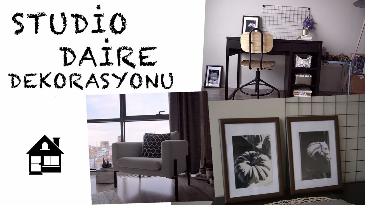 1+0 STÜDYO DAİRE EV TURU 🏡  || KÜÇÜK DAİRE DEKORASYON ÖNERİSİ
