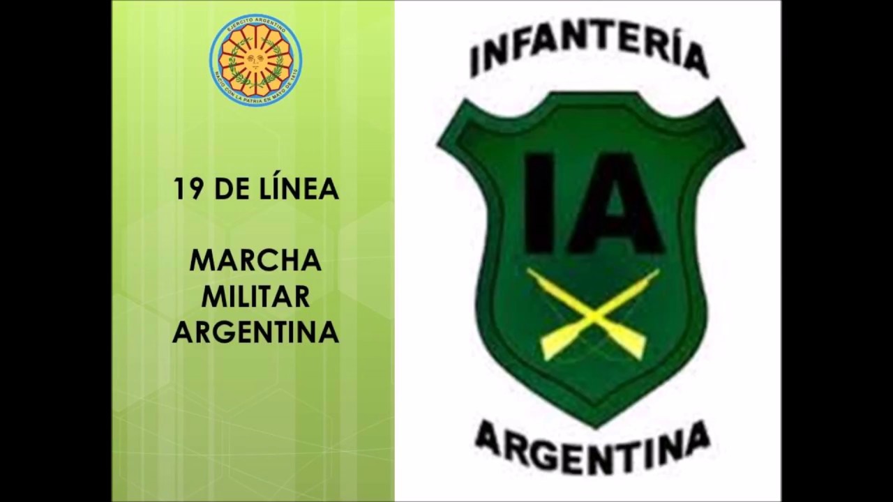19 DE LÍNEA - MARCHA MILITAR DE INFANTERÍA - AUTOR CAPITÁN R. PRADO