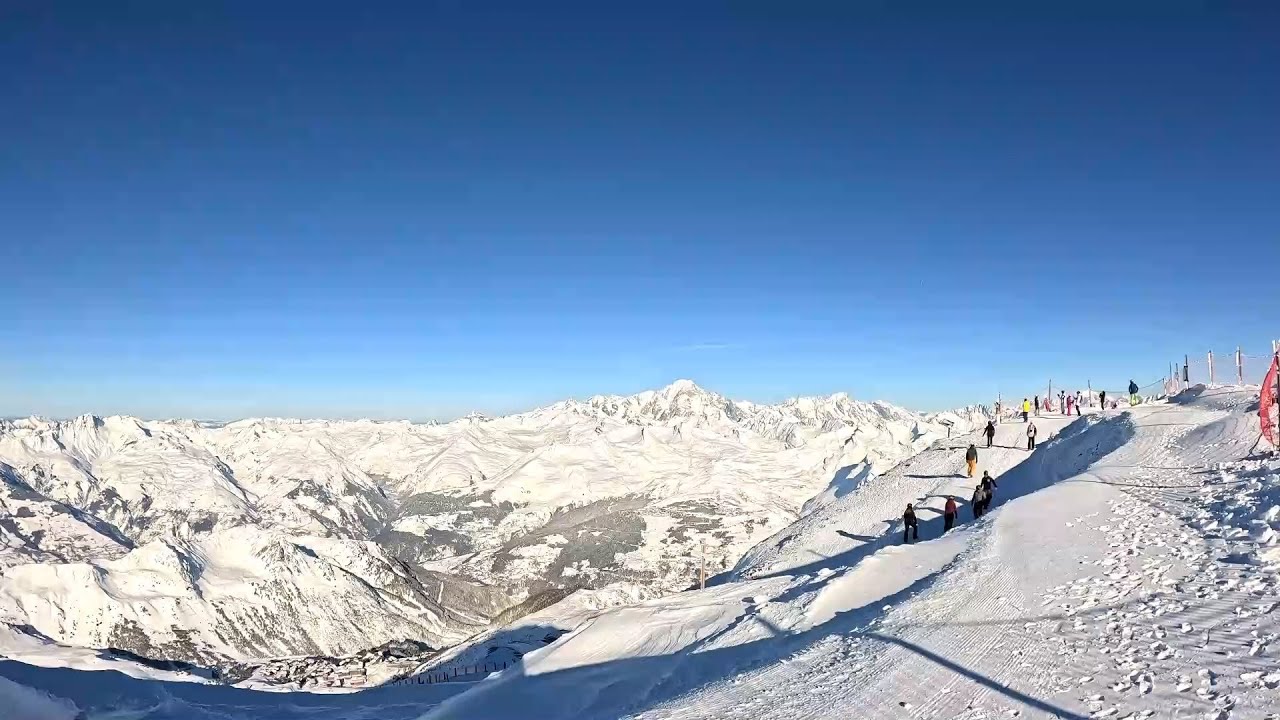 Paradiski - Day Trip 25-12-2024 - GoPro 12 4K -   Belle Plagne - Aiguille Rouge 3226m - Belle Plagne