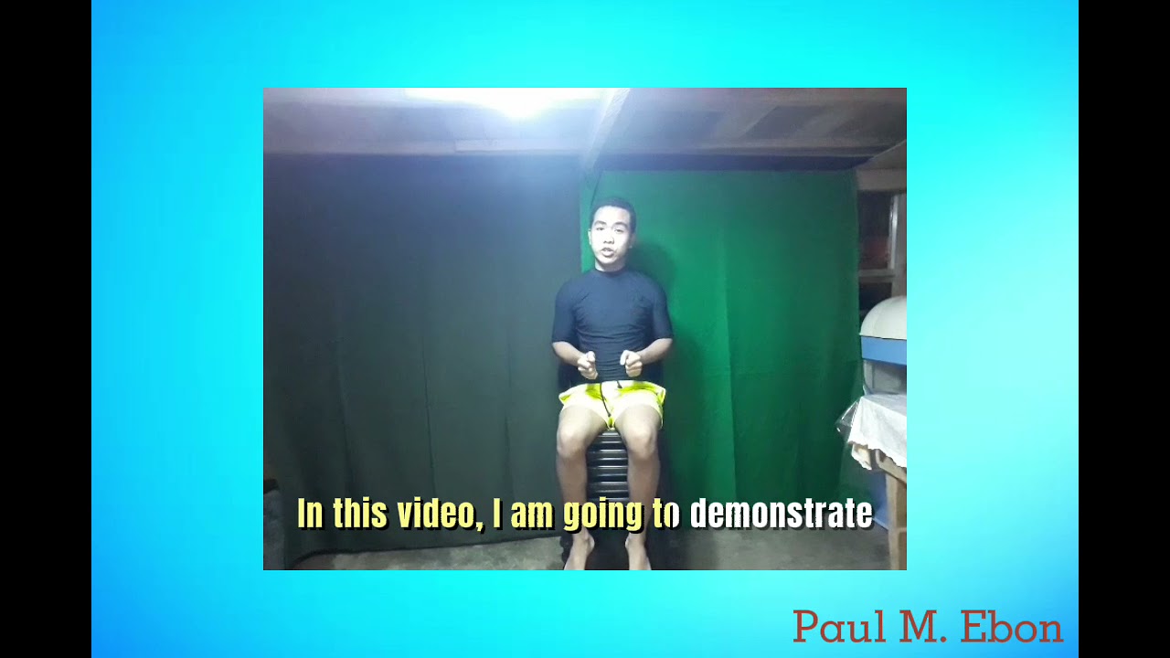 Sculling and Treading Water Demonstration