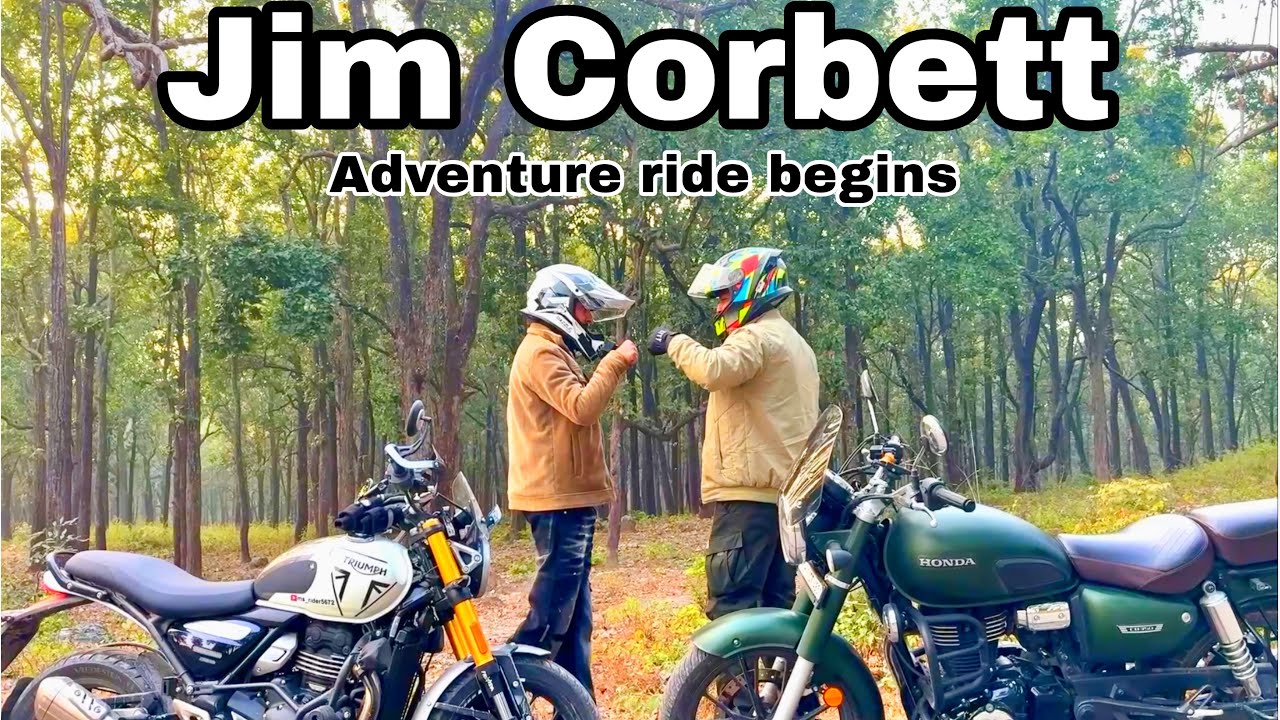 Chandigarh To Jim Corbett Ride Begins| Adventure Ride with Triump Speed 400 &  Honda CB 350🔥