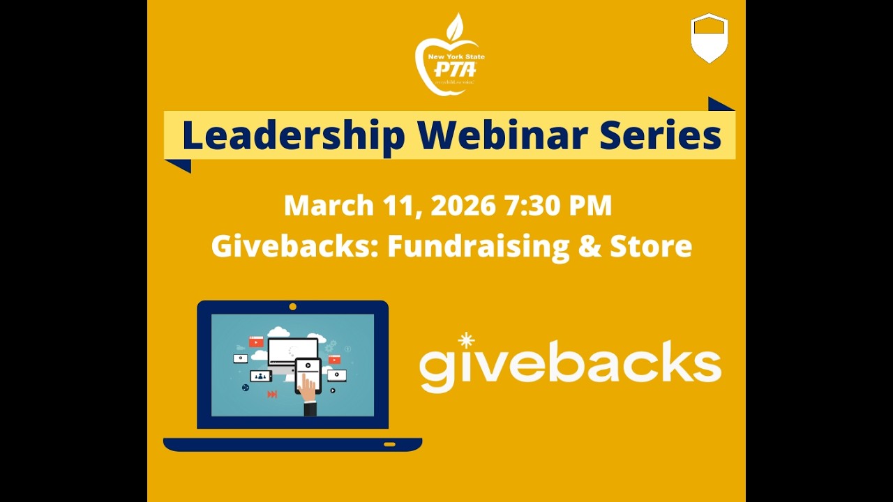 Leadership Development Webinar- Givebacks: Fundraising & Store
