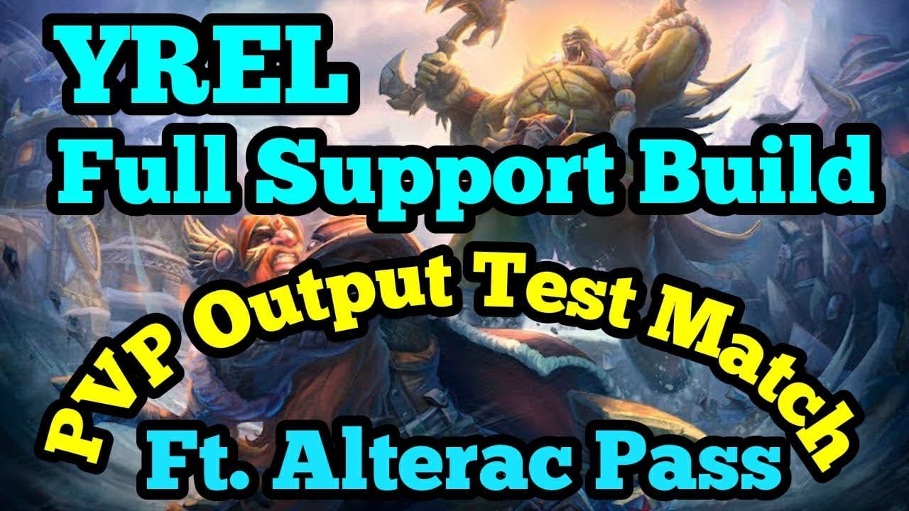Yrel Support Build Gameplay Guide + Alterac Pass PVP - Heroes of the storm - Yrel healing build