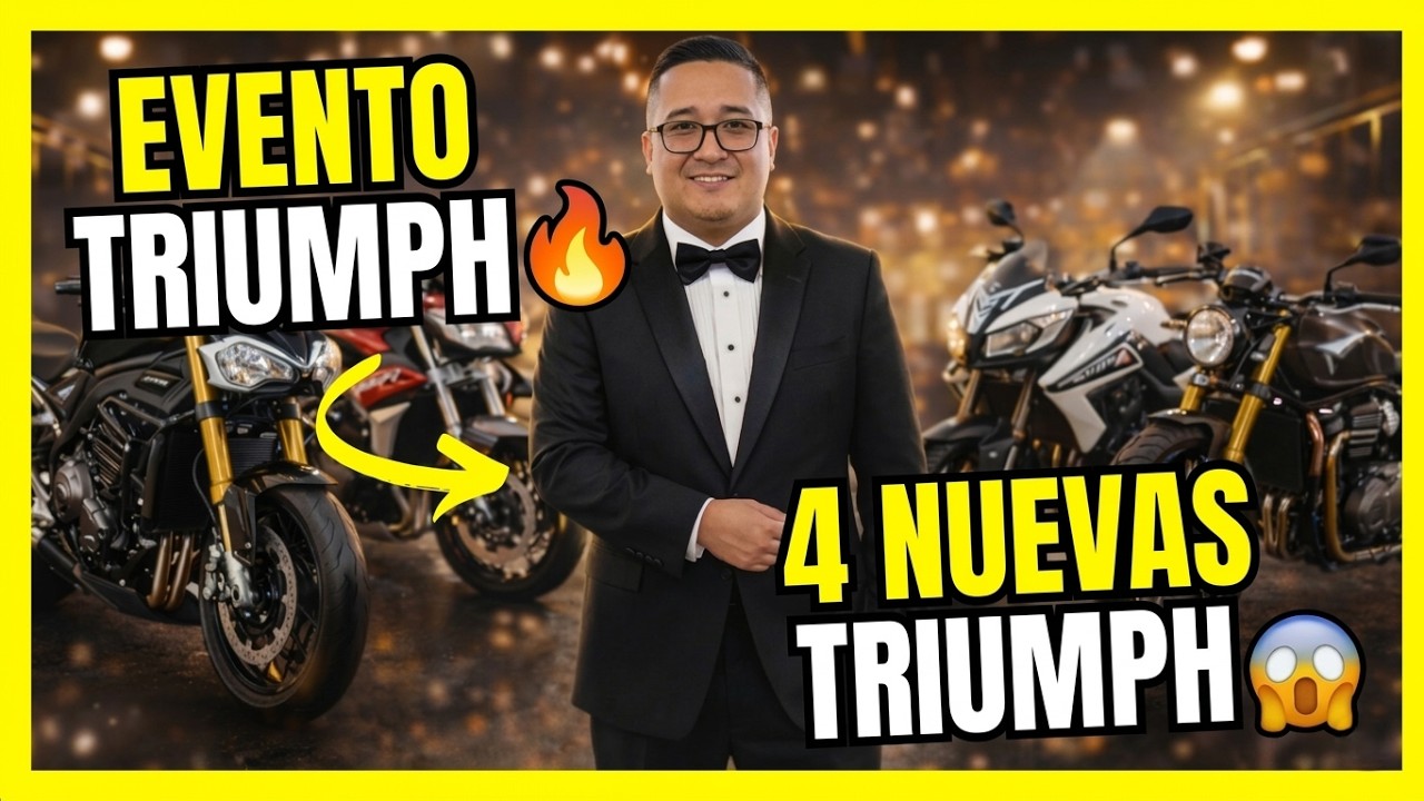 😱 ¡4 NUEVAS TRIUMPH! Así fue el EVENTO de presentación 2026