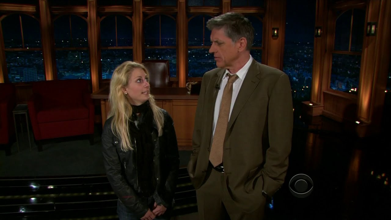 Late Late Show with Craig Ferguson 9/8/2010 James Lipton,  Monica Potter