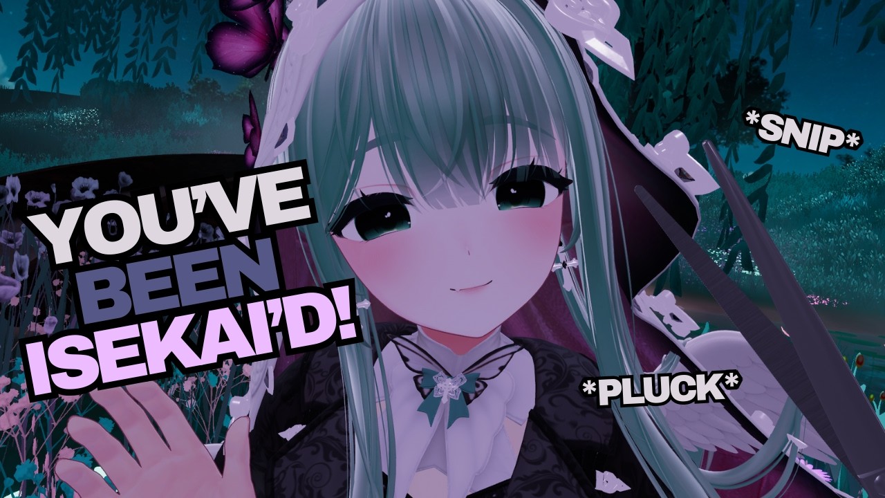 VRChat ASMR Goddess Snips & Plucks Your Stress Away ♡ (healing humming & personal attention)