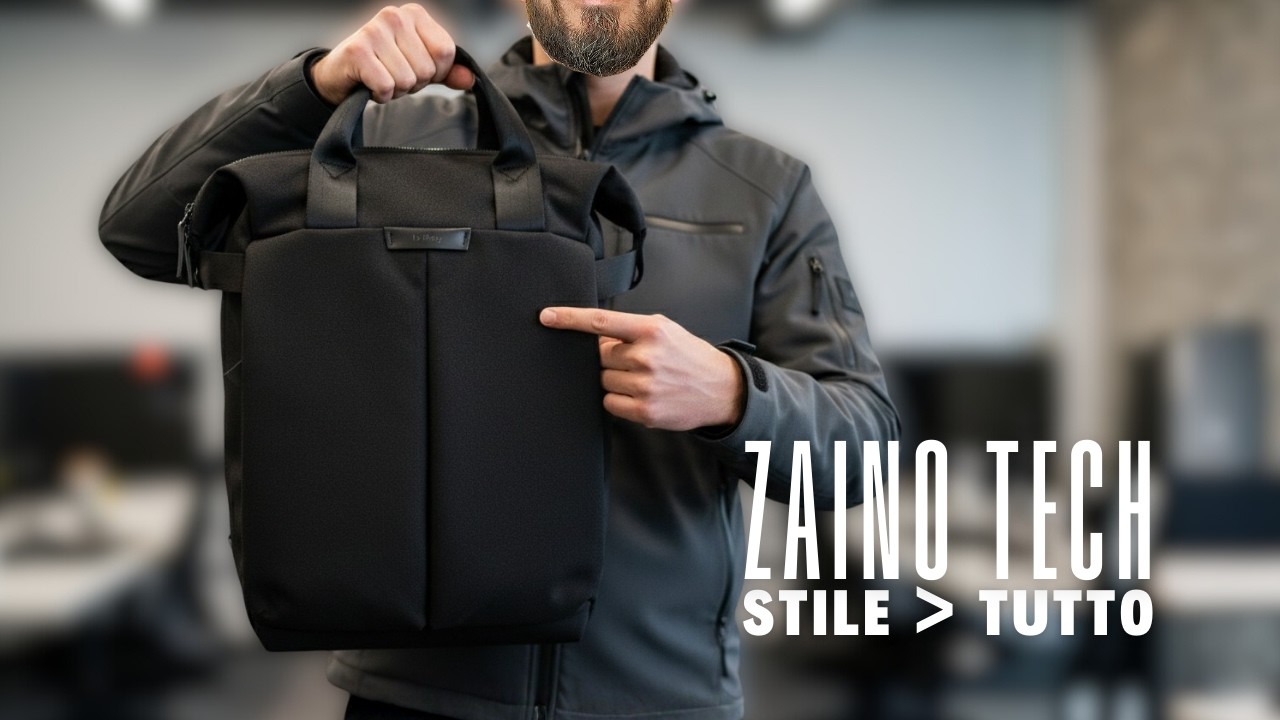 Basta Zaini goffi ecco la mia soluzione per portarmi dietro il mio Tech