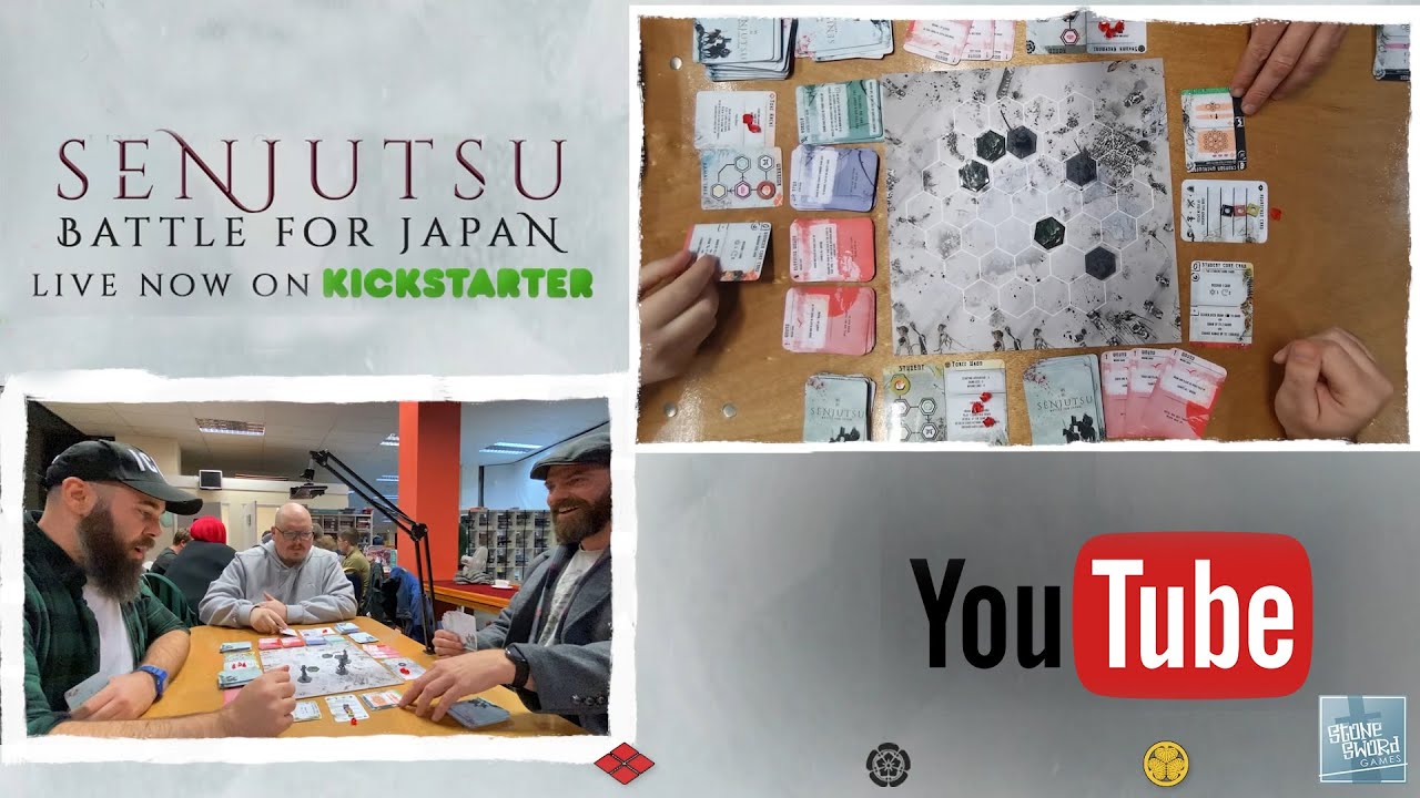Senjutsu Battle Report #4 Carl Vs Michael Vs Paul