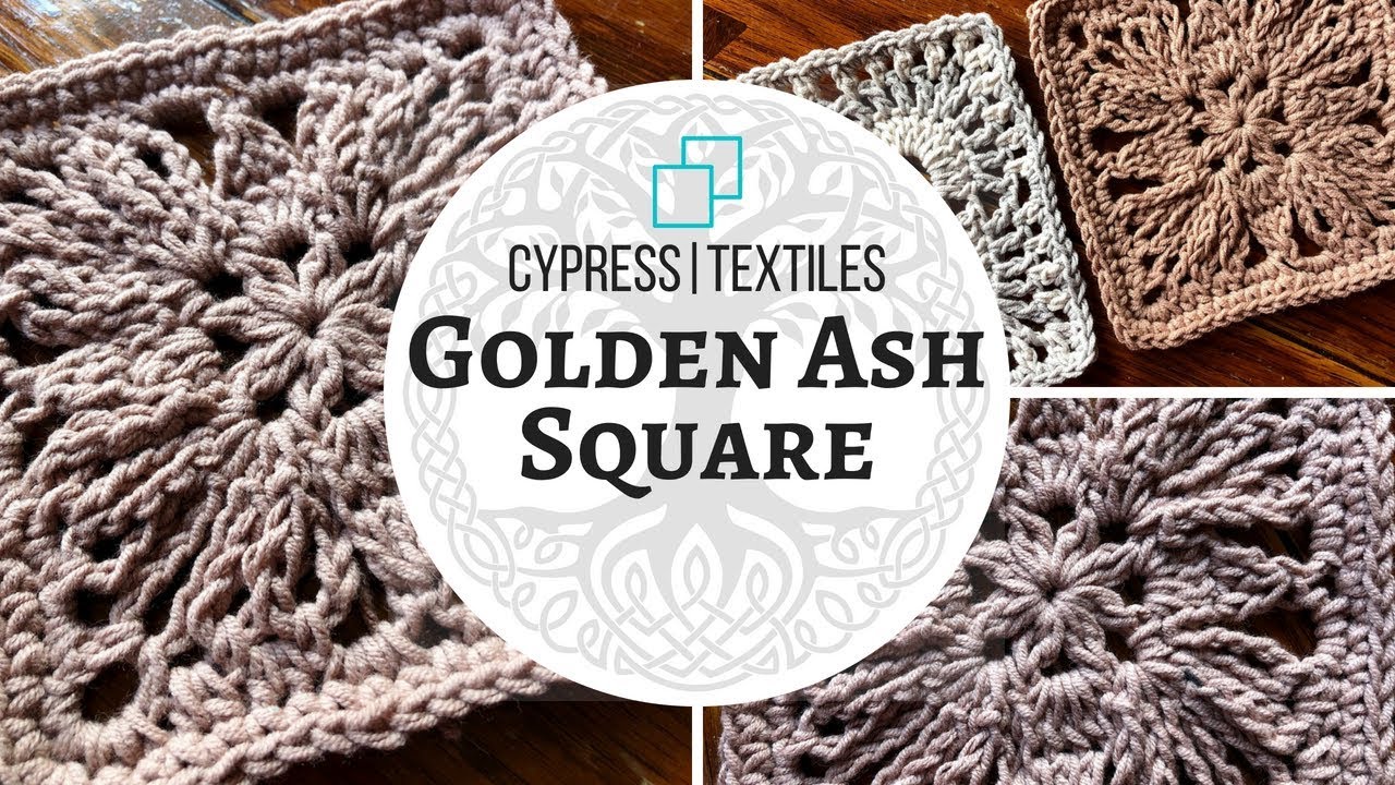 Golden Ash Square - 2018 #VVCAL Reboot Crochet Motif