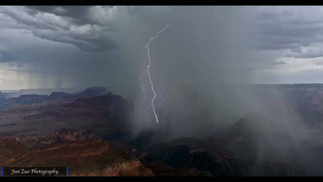 2024 Arizona Monsoon 1   Storm at Great Canyon