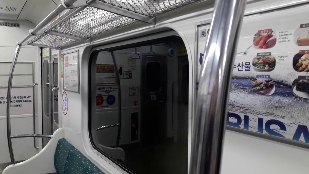 부산교통공사2호선 2차분 246편성 BTC2198 양산행 덕천(부산과기대)~호포 주행영상