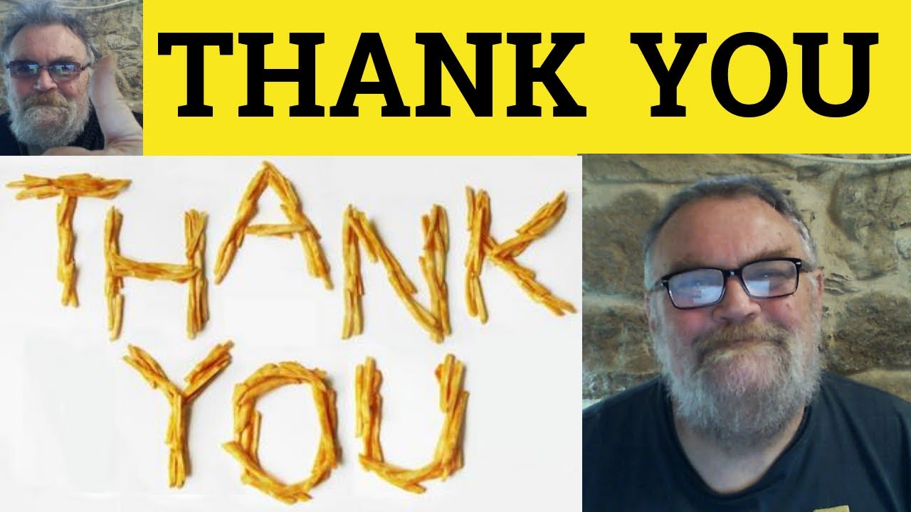 🔵 Thank You - Replying to Thank You - Answering Thank You - How to Sound Polite - British English