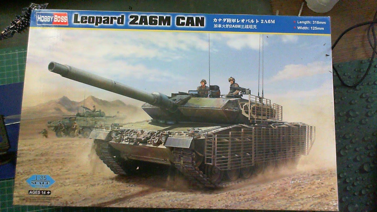 HOBBY BOSS 1/35 Scale LEOPARD 2A6M CAN Build Update 2
