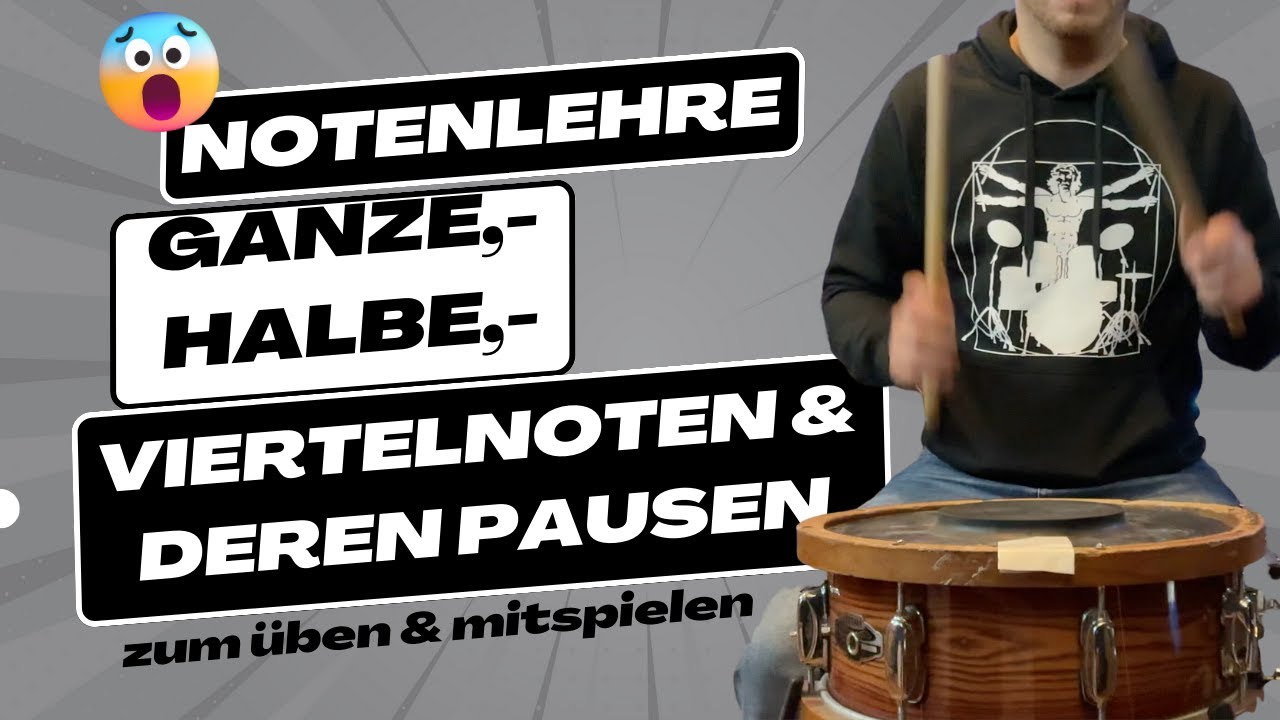 Noten lesen lernen für Schlagzeuger