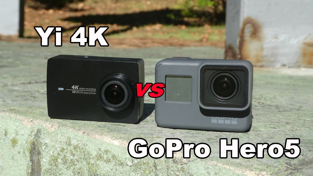 Yi 4K vs GoPro Hero 5 Black