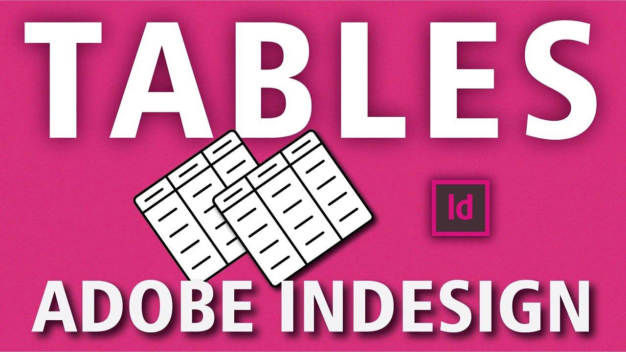 Work with Tables in InDesign