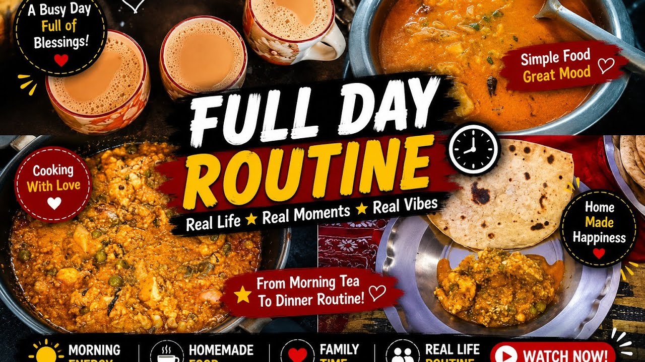 Sunday Full day routine 