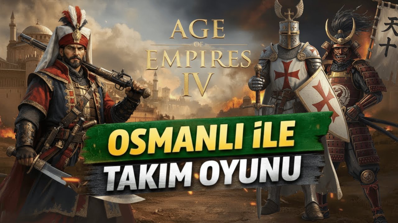 Osmanlı ile Zor Karşılaşma! Sengoku & Tapınak Şövalyelerine Karşı | AoE4