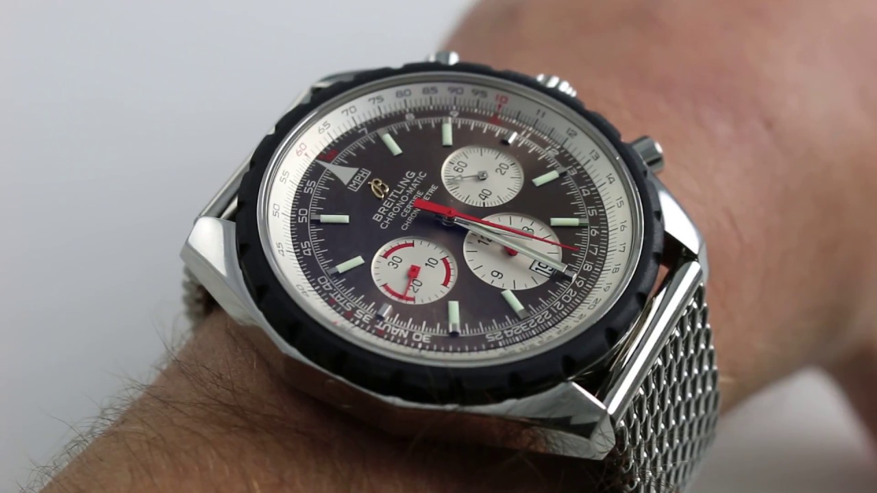 Breitling Navitimer Chronomatic 49 Chronograph 49mm Stainless Steel Watch Review