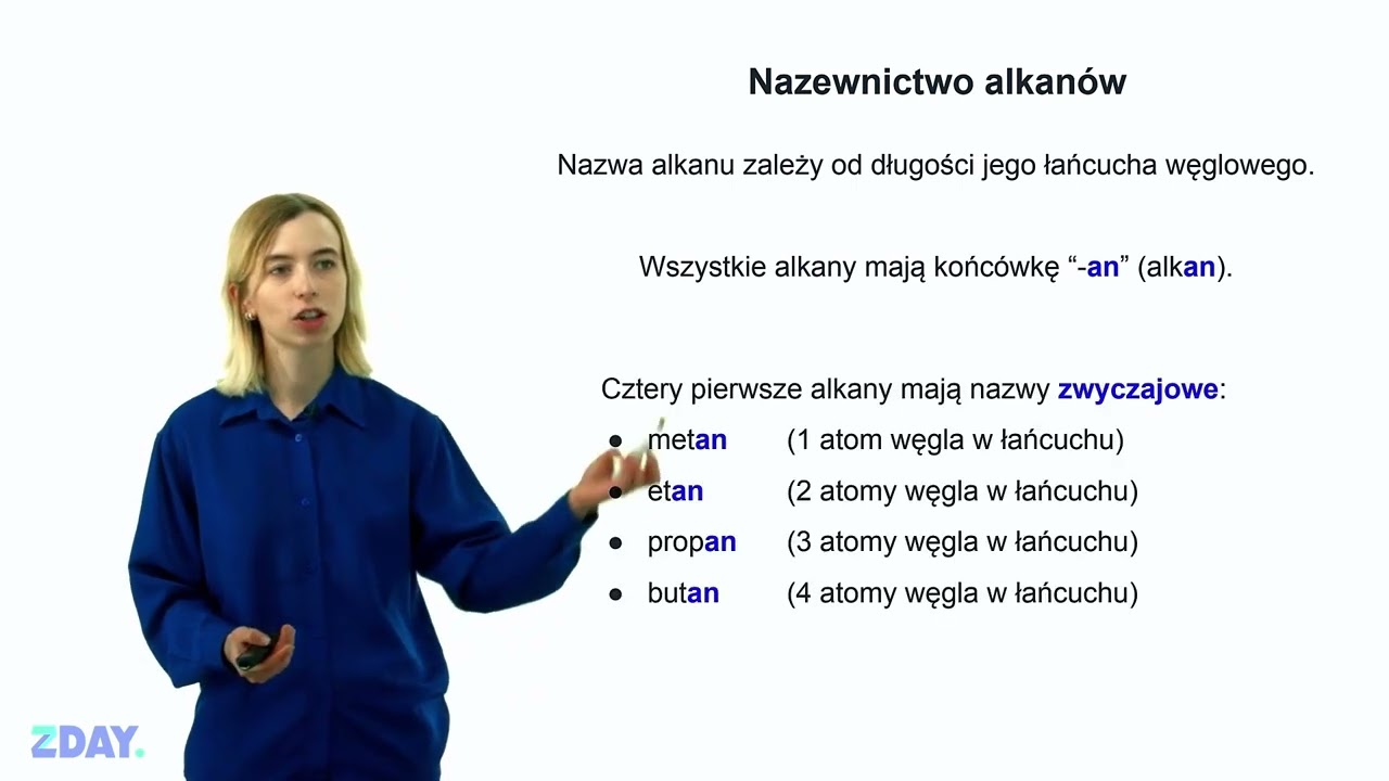 Jak się tworzy nazwy alkan&oacute;w?