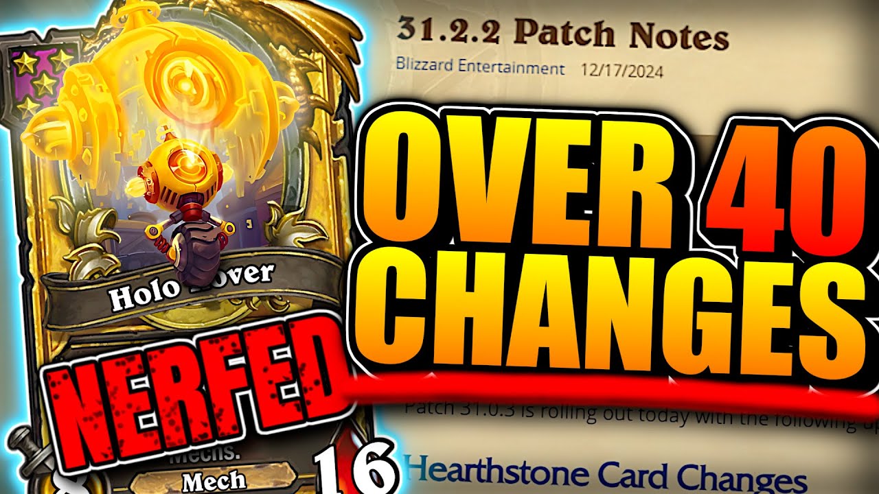 *HUGE PATCH* 40+ Hero/Card Changes?! | Hearthstone Battlegrounds