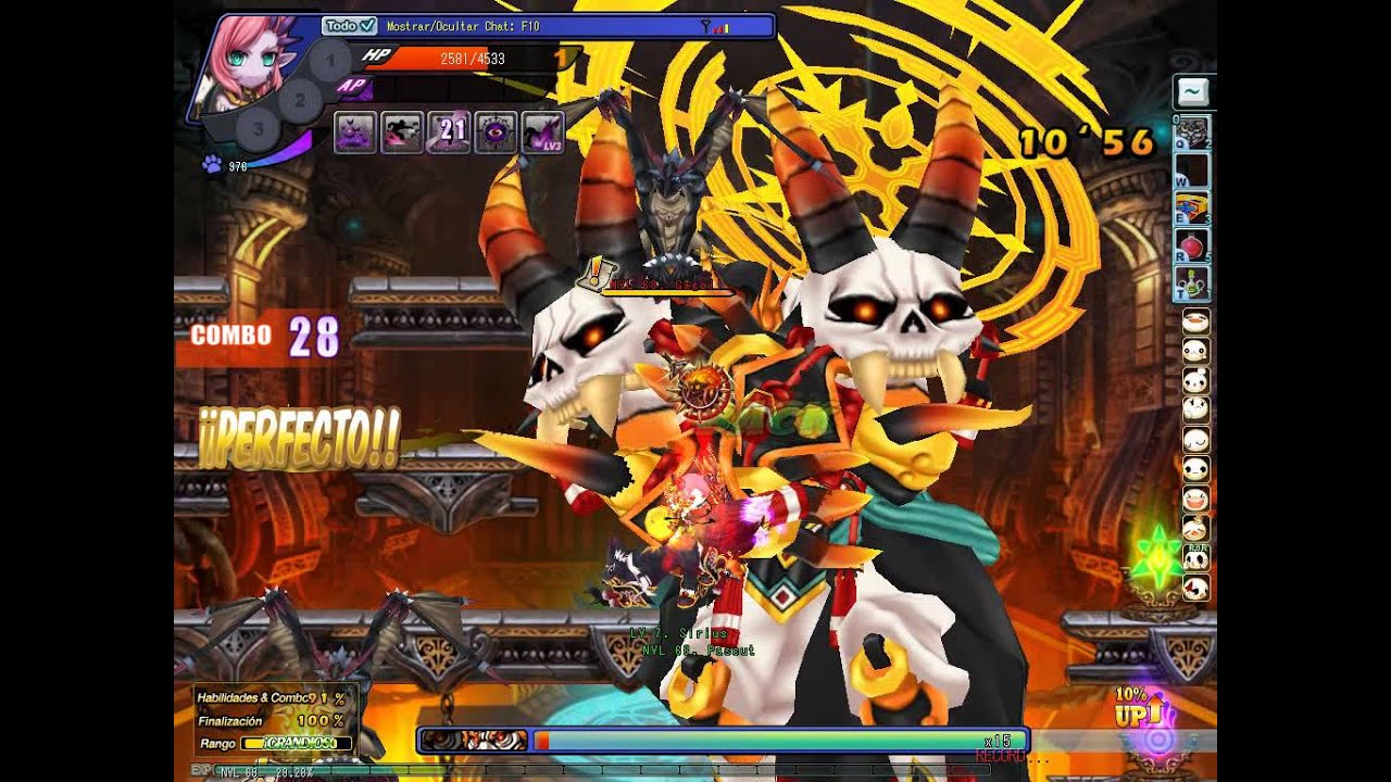 Grand Chase- Bossfight- Thanatos