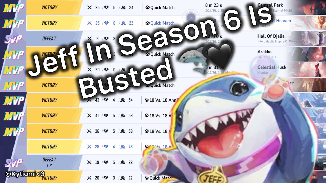 Jeff In Season 6 Is Busted 🦈🖤