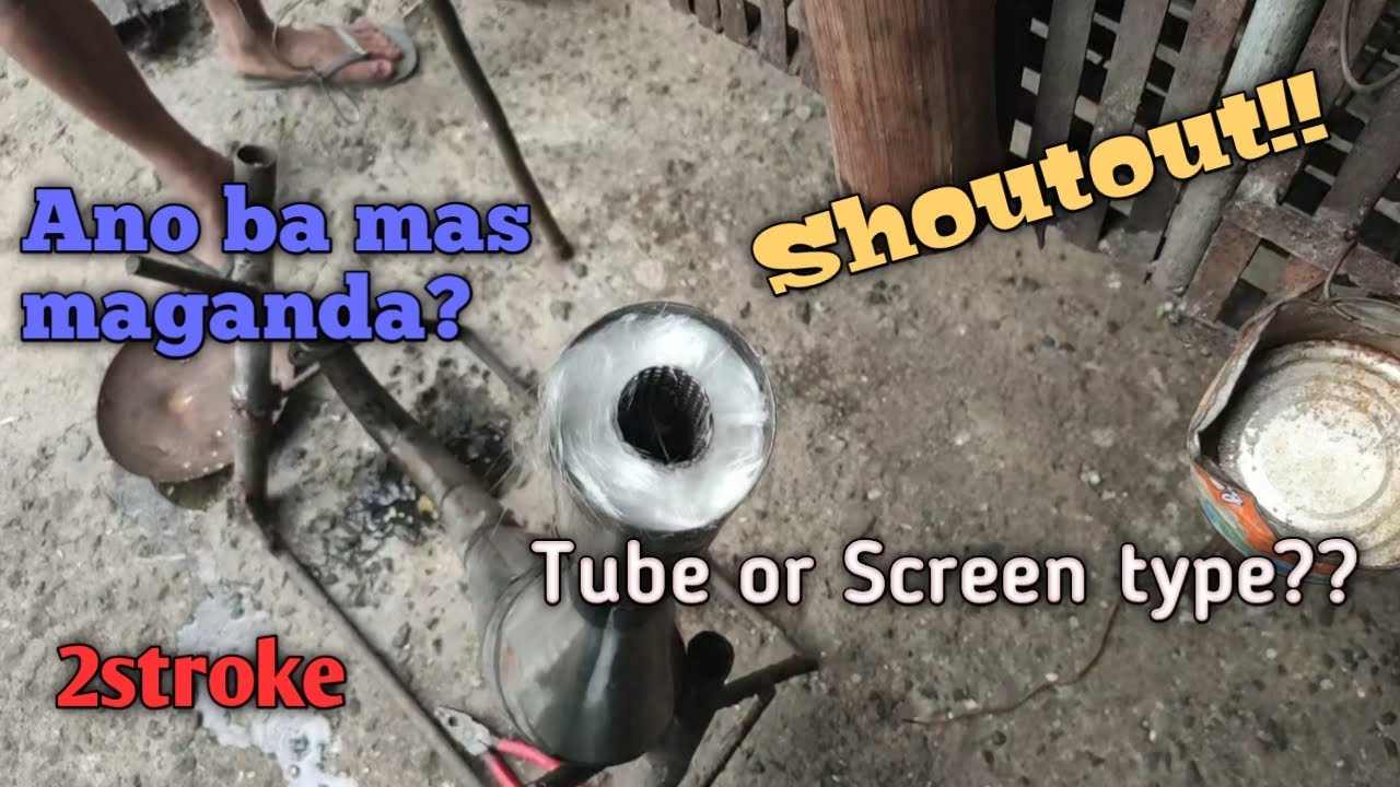 Yamaha RXT135 Tune Pipe. Ano ba mas maganda? Tube or Screen type?