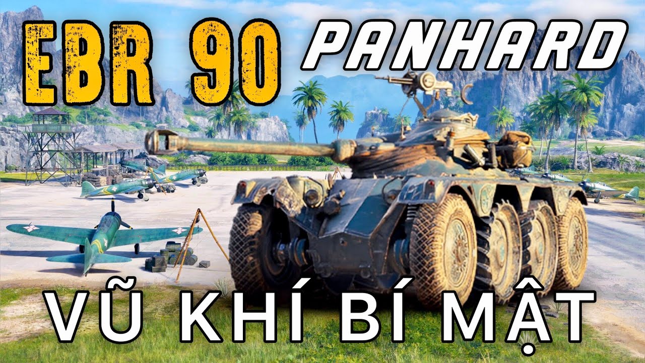 Sức mạnh xe tăng bánh lốp EBR 90 | World of Tanks