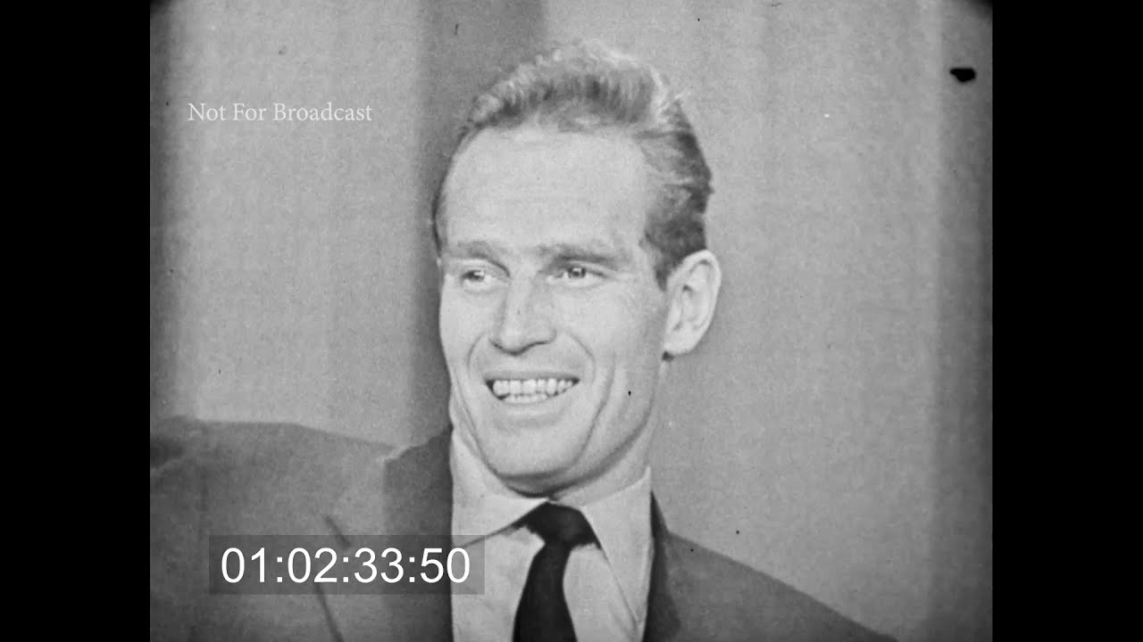Meet the Press (Australian/1960) Interview with Charlton Heston