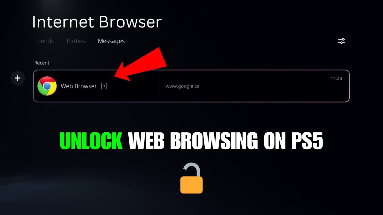 Get Google Web Browser on PS5 in 60 Seconds!
