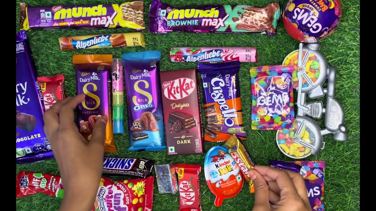 GIANT CHOCOLATES SATISFYING ASMR VIDEO YUMMY CHOCOLATES AND CANDYS 🍫