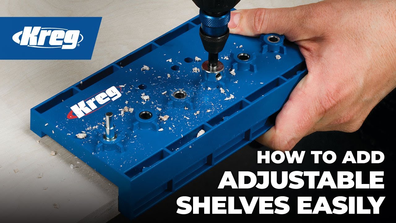 How To Add Adjustable Shelves Easily