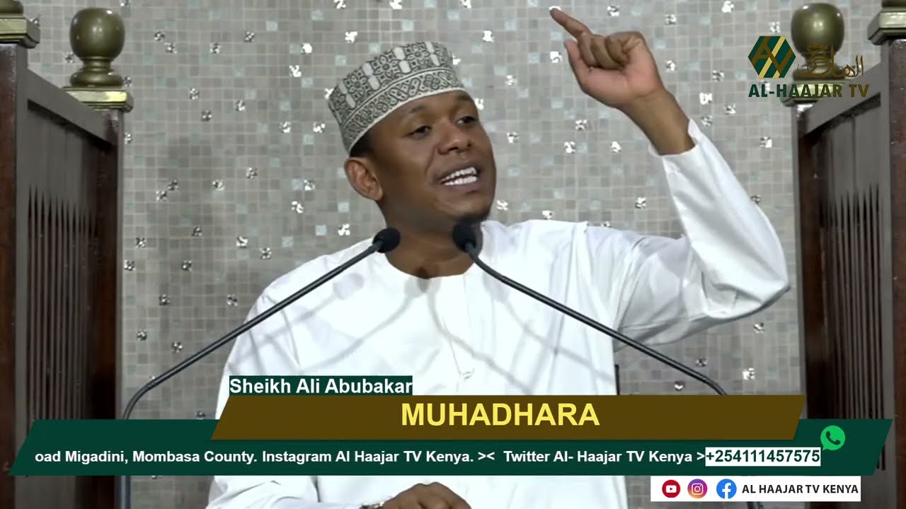 SHEIKH ALI ABUBAKAR || MUHADHARA MASJID YUSSUF