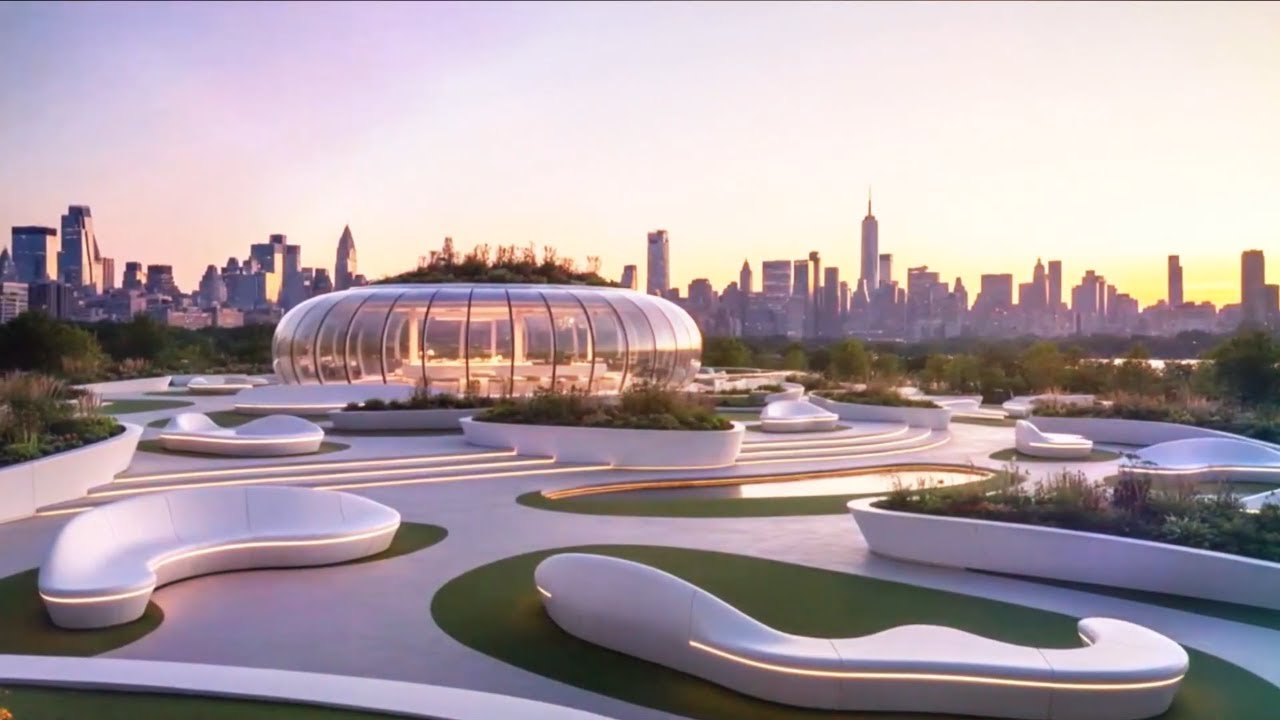 Luxury Future Lounge Ambience in New York 🌆 Deep Focus, Productivity & Relaxation