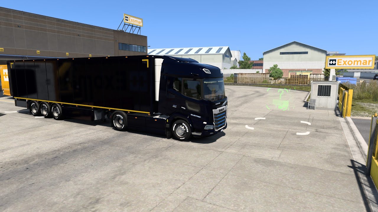Ep-196 Driving- New DAF XF Electric Sleeper High (322 km 🚛🔋) ETS 2
